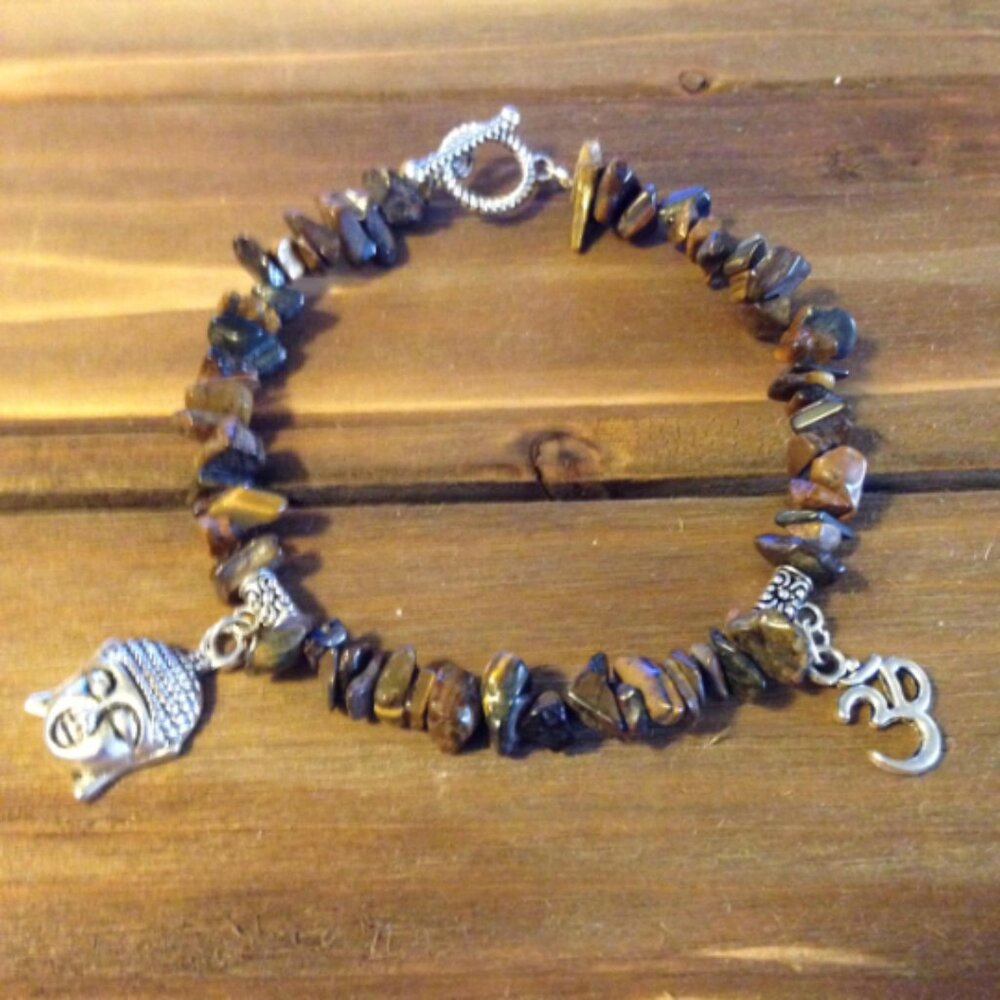 Tiger's Eye chip bead bracelets NEW